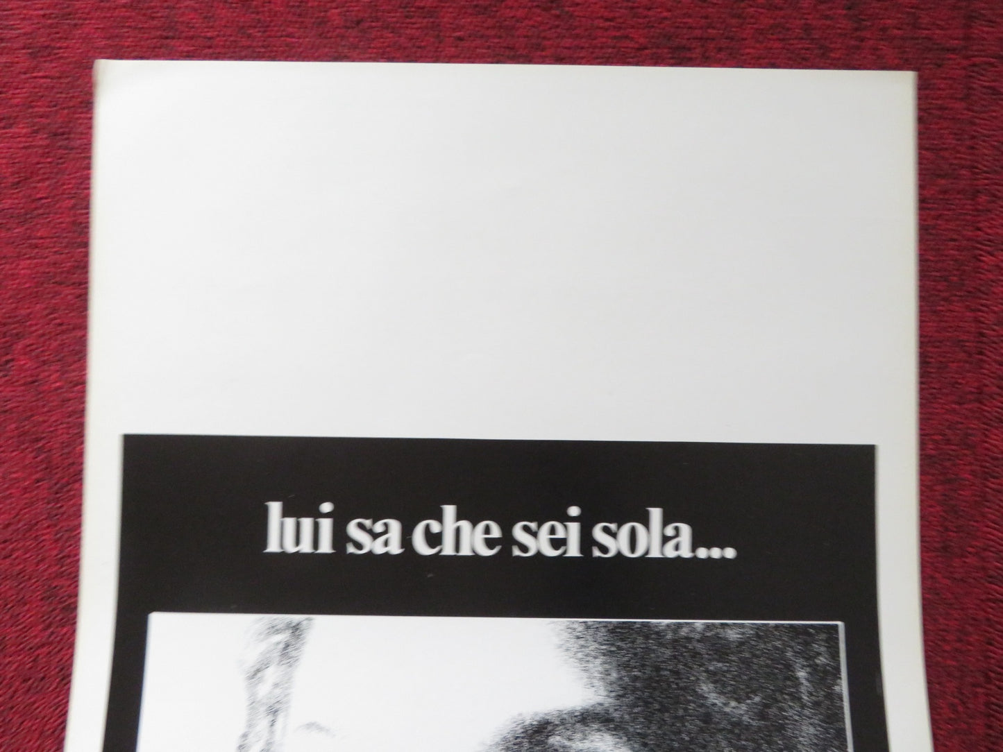 WHEN A STRANGER CALLS ITALIAN LOCANDINA POSTER COLLEEN DEWHURST DURNING 1979