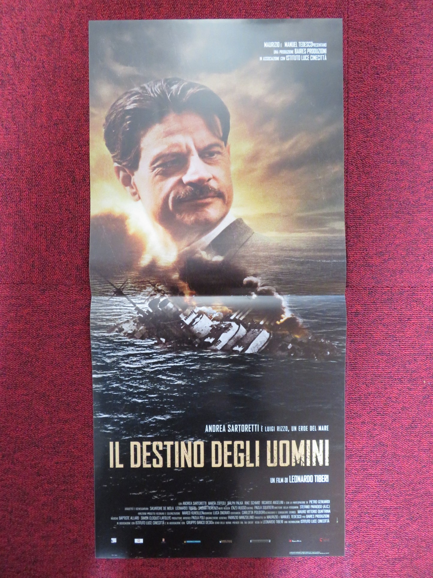 IL DESTINO DEGLI UOMINI ITALIAN LOCANDINA POSTER ANDREA SARTORETTI ZOFFOLI 2018