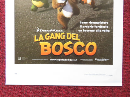 OVER THE HEDGE ITALIAN LOCANDINA POSTER BRUCE WILLIS STEVE CARELL 2006