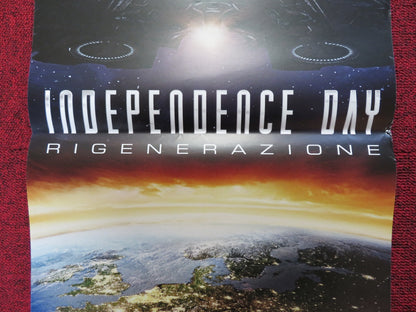 INDEPENDENCE DAY RESURGENCE ITALIAN LOCANDINA POSTER J. GOLDBLUM HEMSWORTH 2016