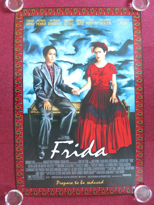 FRIDA US ONE SHEET ROLLED POSTER SALMA HAYEK ALFRED MOLINA 2002