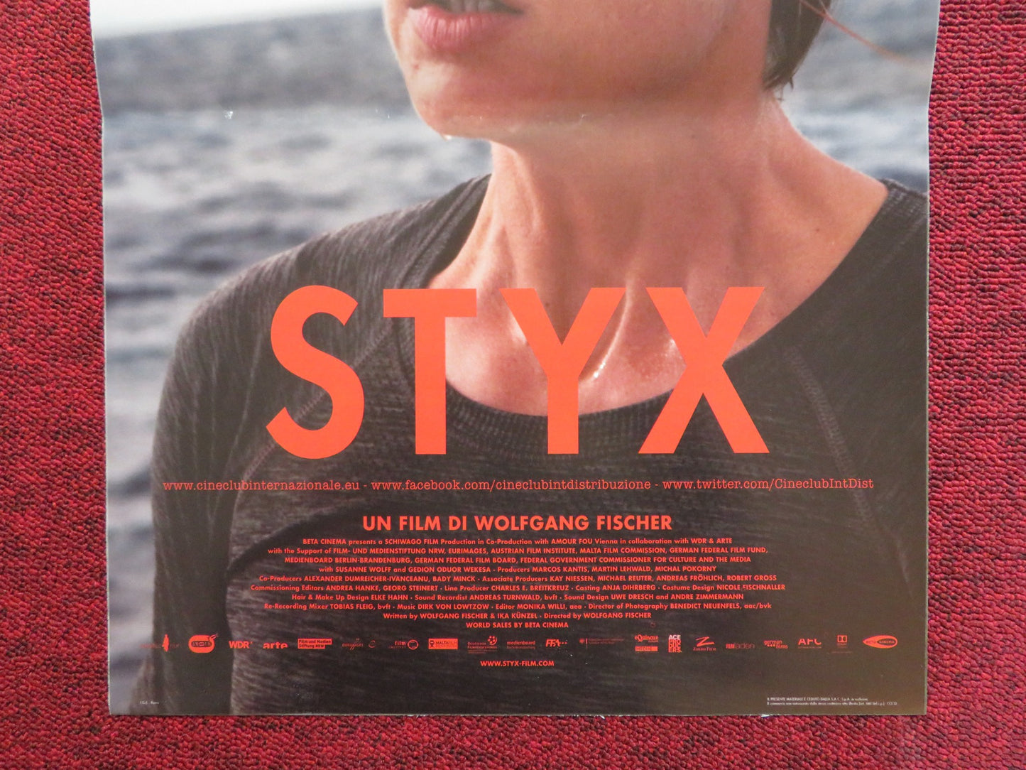 STYX ITALIAN LOCANDINA POSTER SUSANNE WOLFF GEDION ODUOR WEKASA 2018