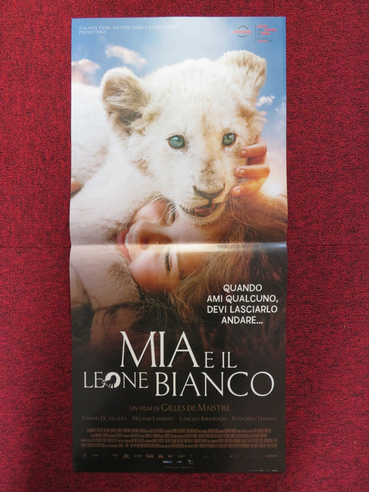 MIA AND THE WHITE LION ITALIAN LOCANDINA POSTER DANIAH DE VILLIERS 2018