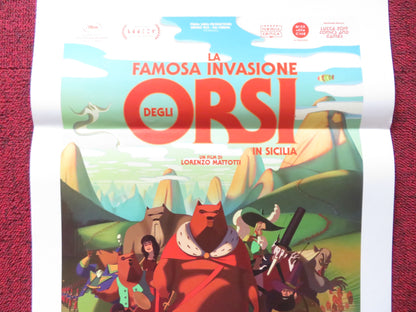 LA FAMOSA INVASIONE DEGLI ORSI ITALIAN LOCANDINA POSTER LEILA BEKHTI 2019