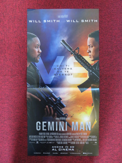 GEMINI MAN ITALIAN LOCANDINA POSTER WILL SMITH CLIVE OWEN 2019