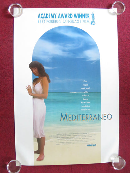 MEDITERRANEO US ONE SHEET ROLLED POSTER DIEGO ABATANTUONO CLAUDIO BIGAGLI 1991