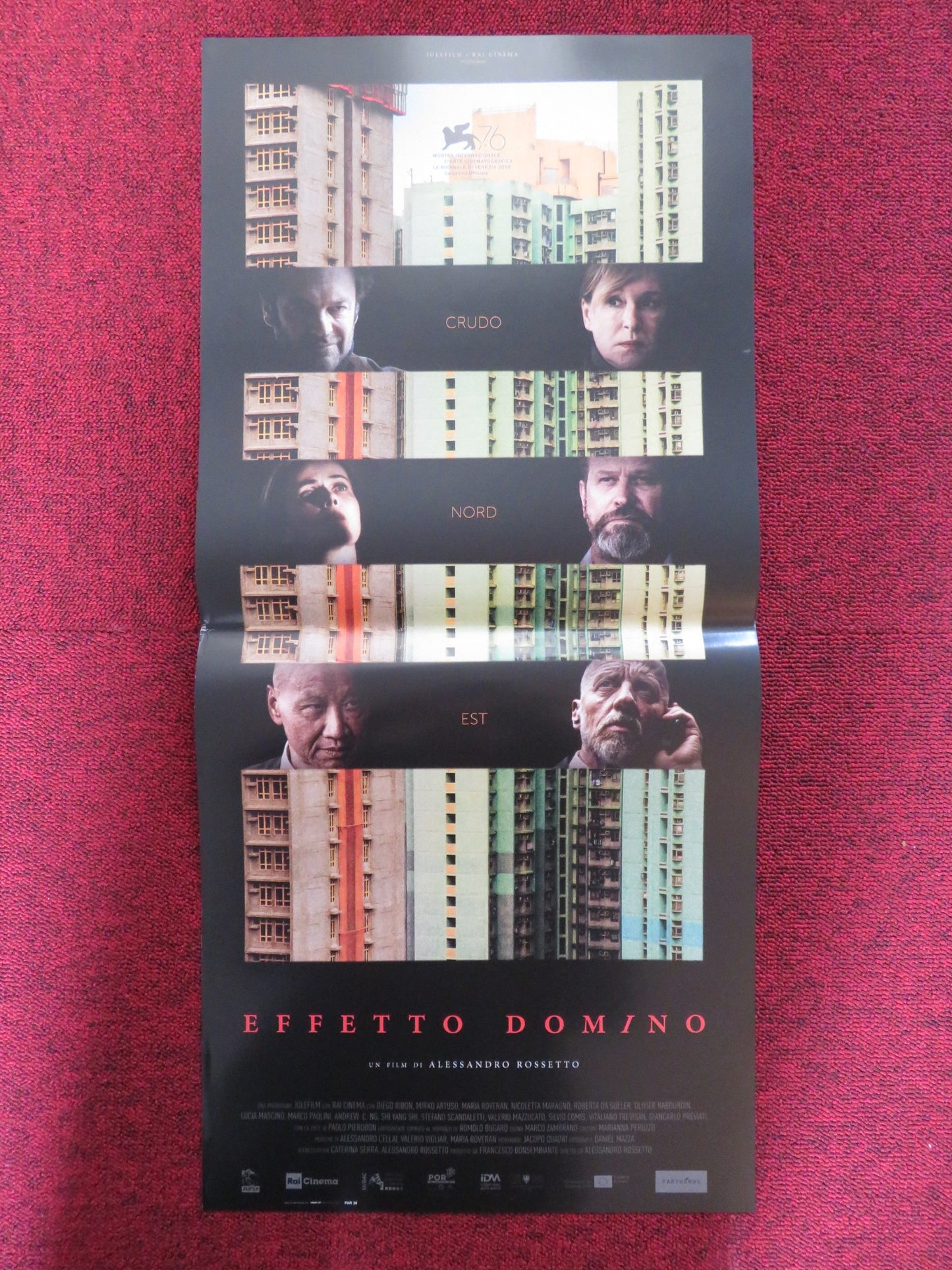 EFFETTO DOMINO ITALIAN LOCANDINA POSTER DIEGO RIBON MIRKO ARTUSO 2019