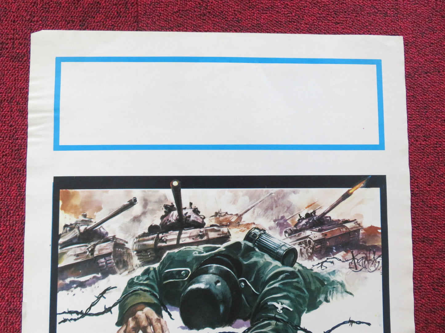 CROSS OF IRON ITALIAN LOCANDINA POSTER JAMES COBURN JAMES MASON 1977