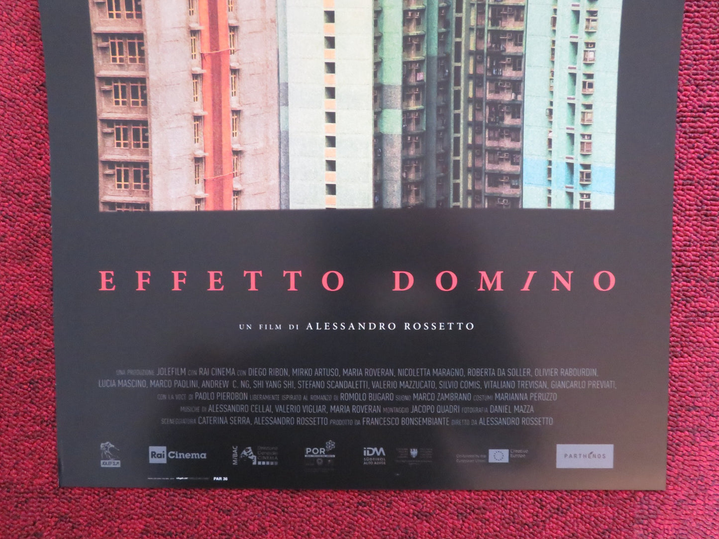 EFFETTO DOMINO ITALIAN LOCANDINA POSTER DIEGO RIBON MIRKO ARTUSO 2019