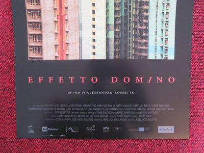 EFFETTO DOMINO ITALIAN LOCANDINA POSTER DIEGO RIBON MIRKO ARTUSO 2019