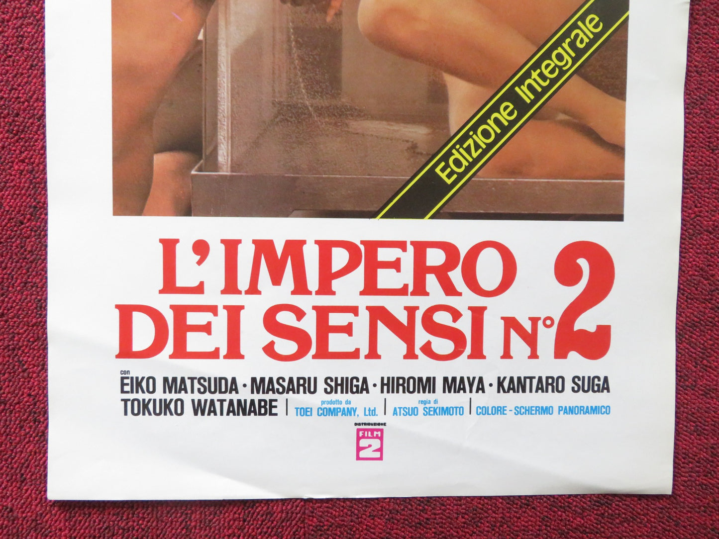 L'IMPERO DEI SENSI N.2  / In the Realm of the Senses ITALIAN LOCANDINA POSTER