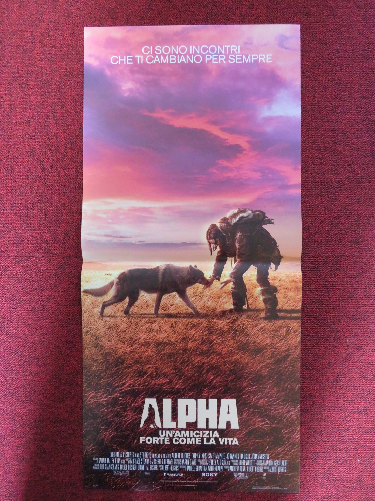 ALPHA ITALIAN LOCANDINA POSTER KODI SMIT-MCPHEE JOHANNES HAUKUR JOHANNESSON 2018