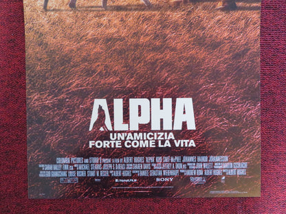 ALPHA ITALIAN LOCANDINA POSTER KODI SMIT-MCPHEE JOHANNES HAUKUR JOHANNESSON 2018