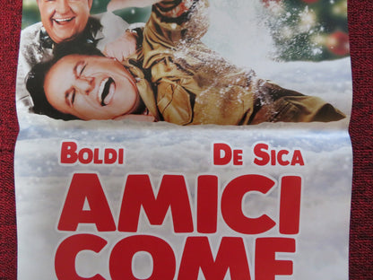 AMICI COME PRIMA ITALIAN LOCANDINA POSTER MASSIMO BOLDI CHRISTIAN DE SICA 2018