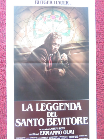 THE LEGEND OF THE HOLY DRINKER ITALIAN LOCANDINA POSTER RUTGER HAUER DUPUIS 1988