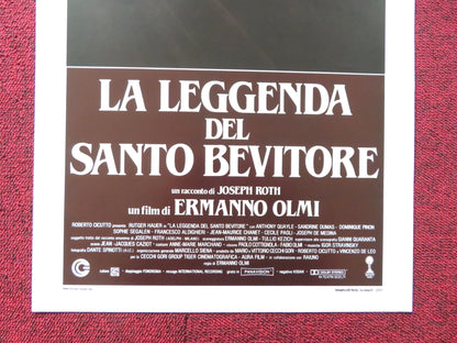 THE LEGEND OF THE HOLY DRINKER ITALIAN LOCANDINA POSTER RUTGER HAUER DUPUIS 1988