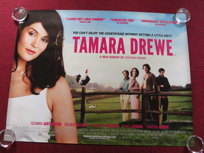 TAMARA DREWE UK QUAD (30"x 40") ROLLED POSTER GEMMA ARTERTON LUKE EVANS 2010