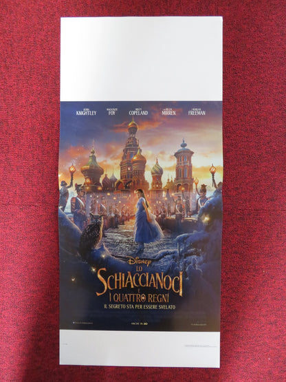 THE NUTCRACKER AND THE FOUR REALMS ITALIAN LOCANDINA POSTER DISNEY 2018