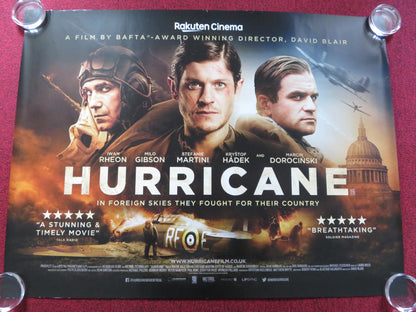 HURRICANE UK QUAD (30"x 40") ROLLED POSTER IWAN RHEON MILO GIBSON 2018