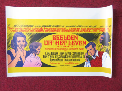 IMITATION OF LIFE BELGIUM (14"x 21.5") POSTER LANA TURNER JOHN GAVIN R1960S