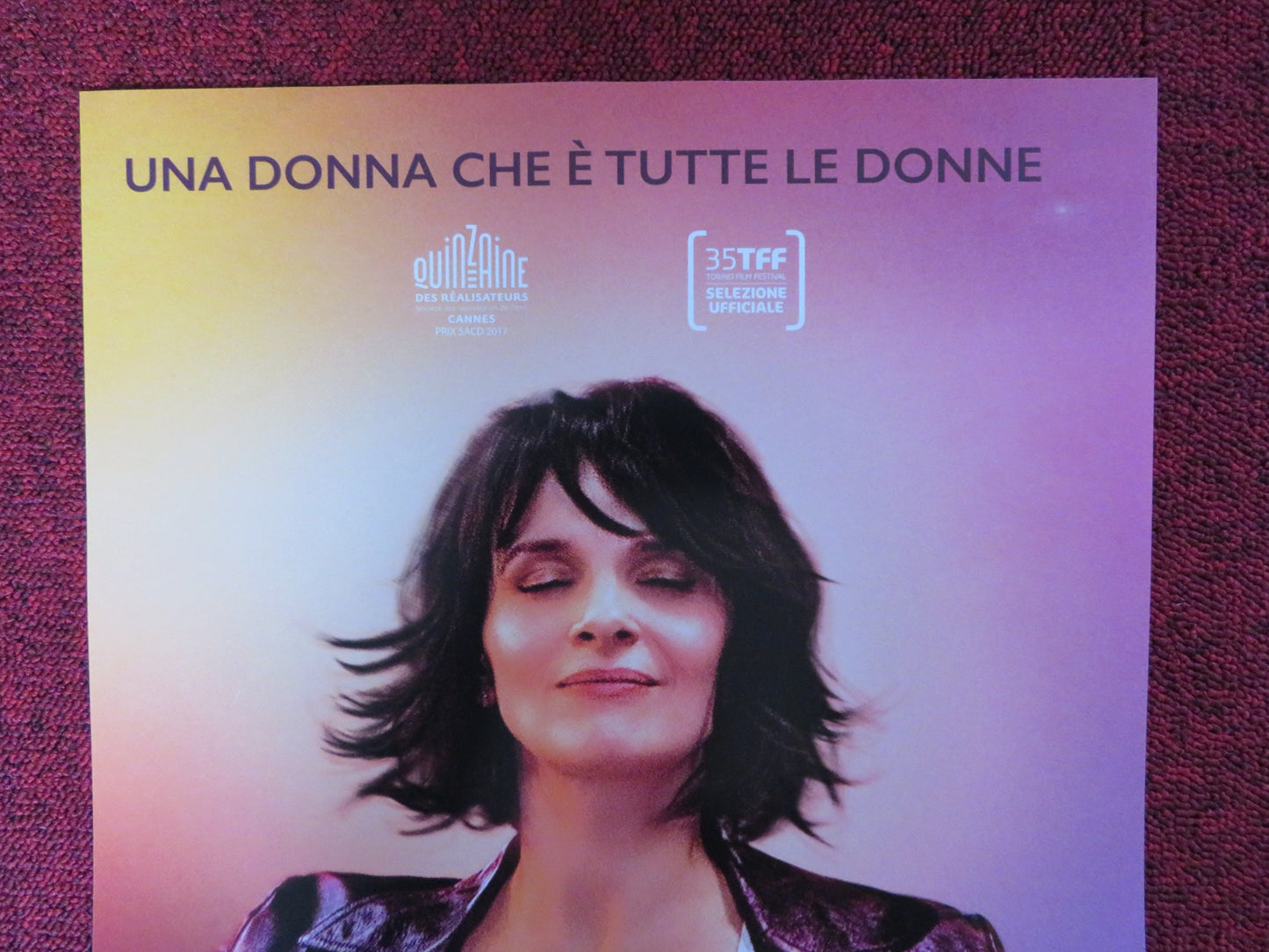 LET THE SUNSHINE IN ITALIAN LOCANDINA POSTER JOSIANE BALASKO SANDRINE DUMAS 2017