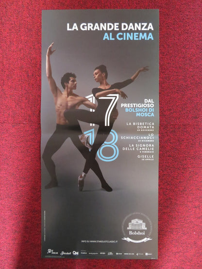 LA GRANDE DANZA AL CINEMA DAL PRESTIGIOSO BOLSHOI ITALIAN LOCANDINA POSTER 2018