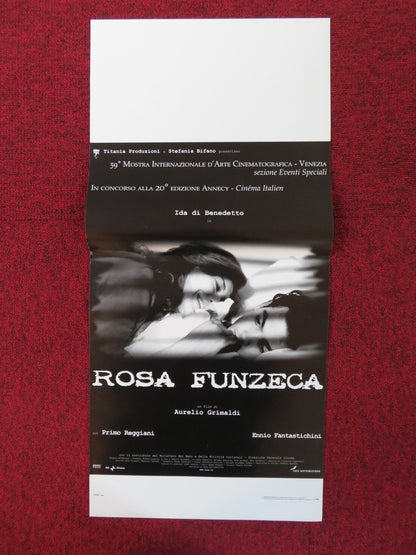 ROSA FUNZECA ITALIAN LOCANDINA POSTER IDA DI BENEDETTO PRIMO REGGIANI 2002