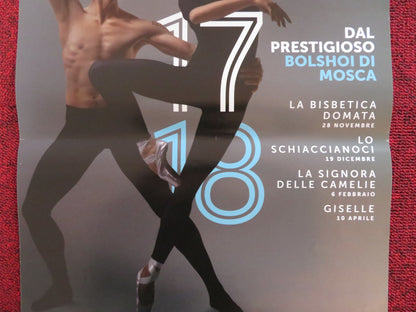 LA GRANDE DANZA AL CINEMA DAL PRESTIGIOSO BOLSHOI ITALIAN LOCANDINA POSTER 2018