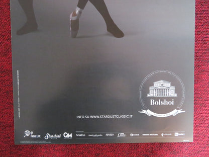 LA GRANDE DANZA AL CINEMA DAL PRESTIGIOSO BOLSHOI ITALIAN LOCANDINA POSTER 2018