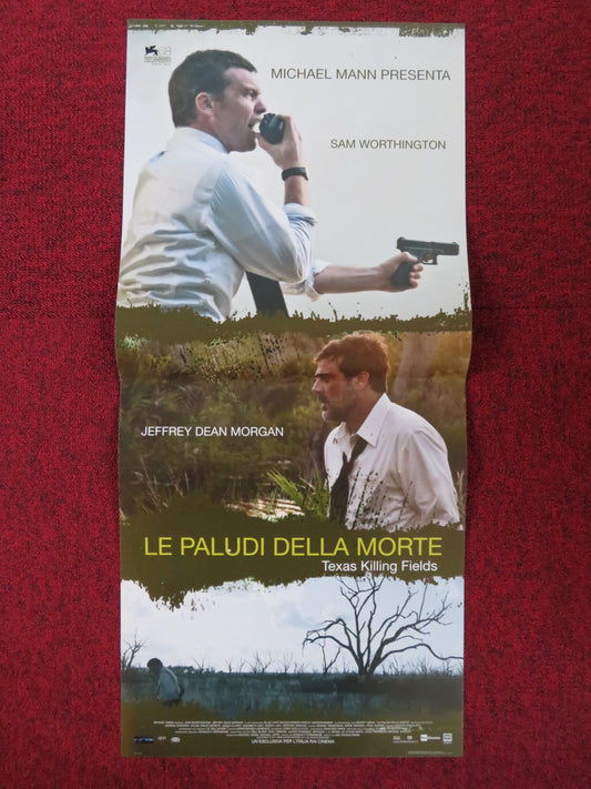 TEXAS KILLING FIELDS ITALIAN LOCANDINA POSTER SAM WORTHINGTON J. D. MORGAN 2011