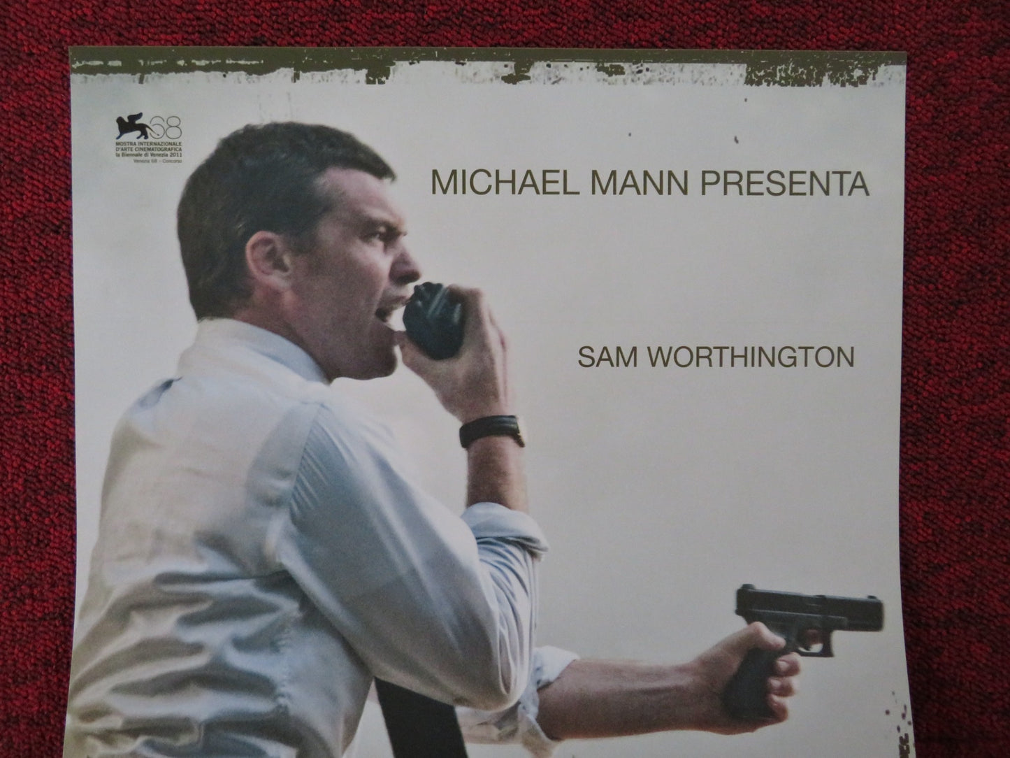 TEXAS KILLING FIELDS ITALIAN LOCANDINA POSTER SAM WORTHINGTON J. D. MORGAN 2011