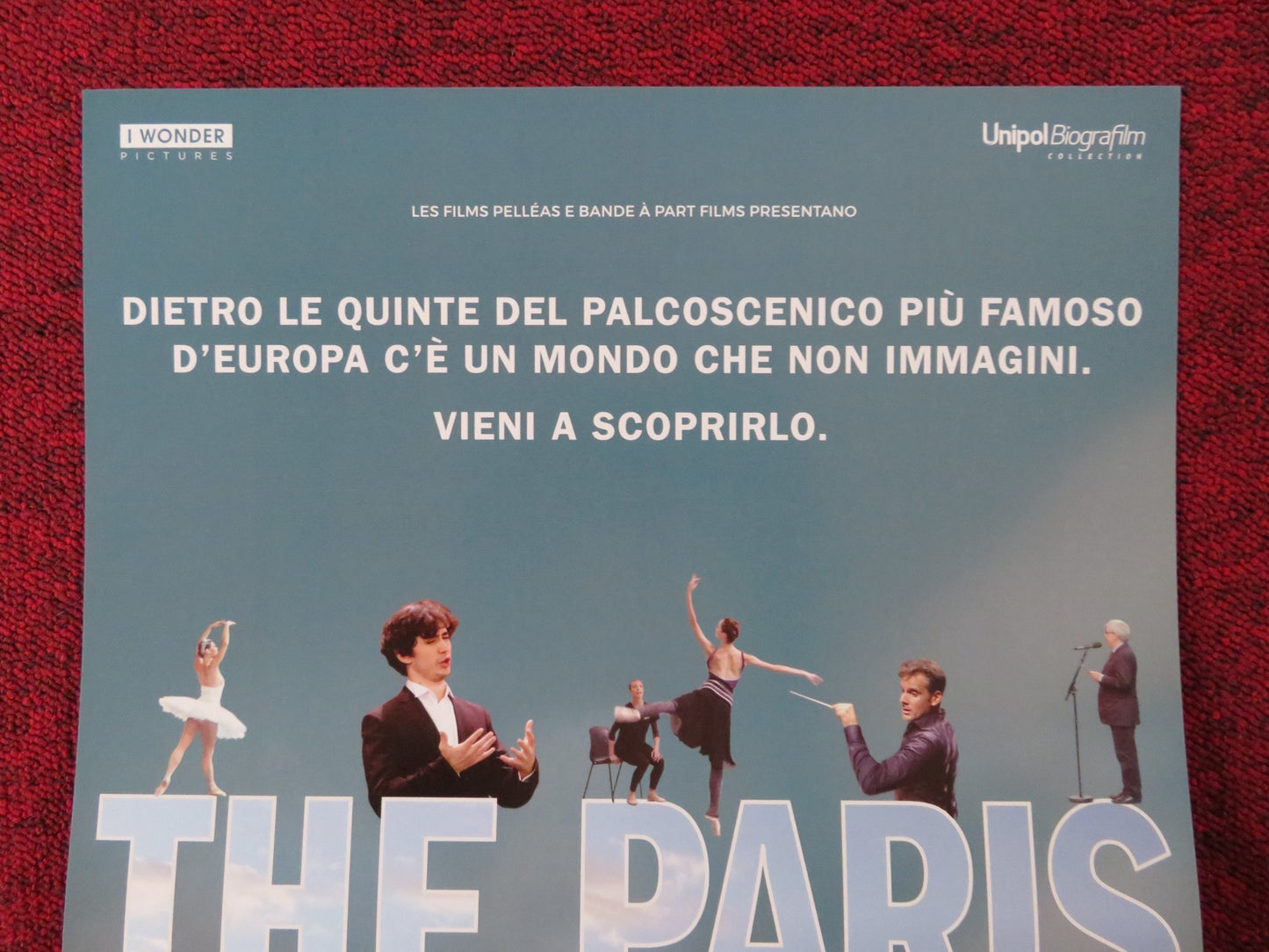 THE PARIS OPERA ITALIAN LOCANDINA POSTER STEPHANE LISSNER B. MILLEPIED 2017