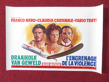 L'ENGRENAGE DE LA VIOLENCE BELGIUM (14.5"x 21.5") POSTER FRANCO NERO 2018