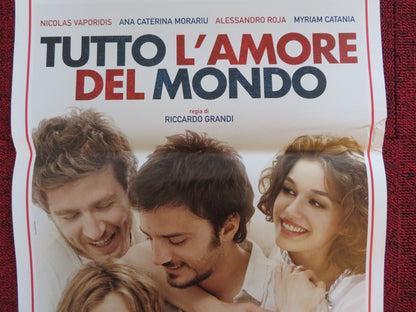 TUTTO L'AMORE DEL MONDO ITALIAN LOCANDINA POSTER NICOLAS VAPORIDIS 2010