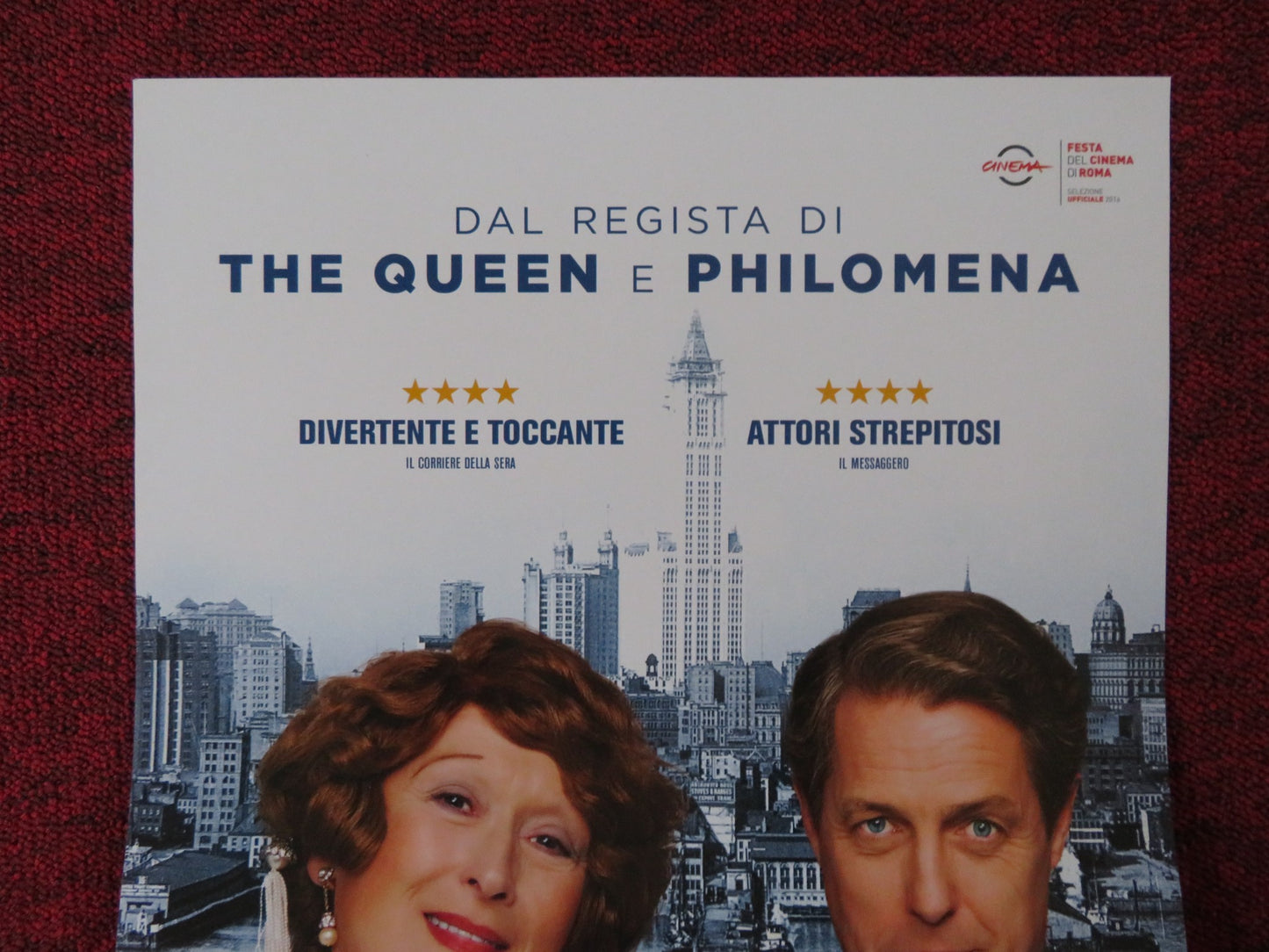 FLORENCE FOSTER JENKINS ITALIAN LOCANDINA POSTER MERYL STREEP HUGH GRANT 2016