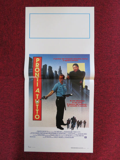 DOWNTOWN ITALIAN LOCANDINA POSTER FOREST WHITAKER ANTHONY EDWARDS 1990