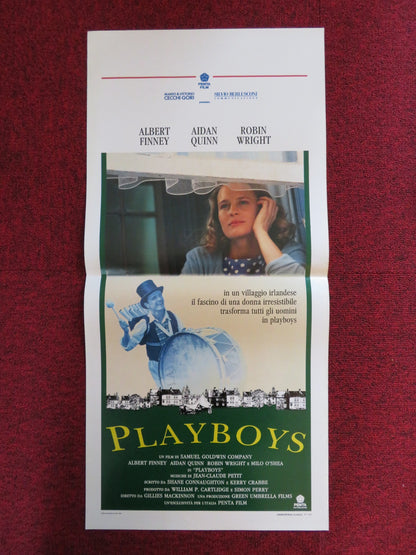 PLAYBOYS ITALIAN LOCANDINA POSTER ALBERT FINNEY AIDAN QUINN 1992