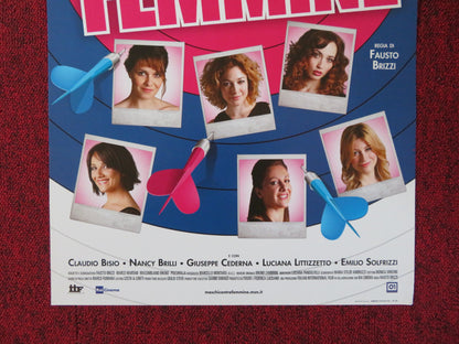 MASCHI CONTRO FEMMINE / MEN VS WOMEN ITALIAN LOCANDINA POSTER P. CORTELLESI 2010