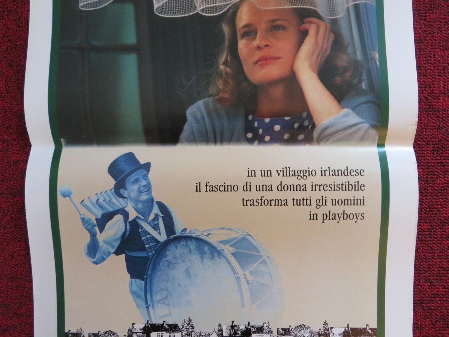 PLAYBOYS ITALIAN LOCANDINA POSTER ALBERT FINNEY AIDAN QUINN 1992