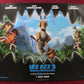ICE AGE 3 - A UK QUAD (30"x 40") ROLLED POSTER SIMON PEGG QUEEN LATIFAH 2009