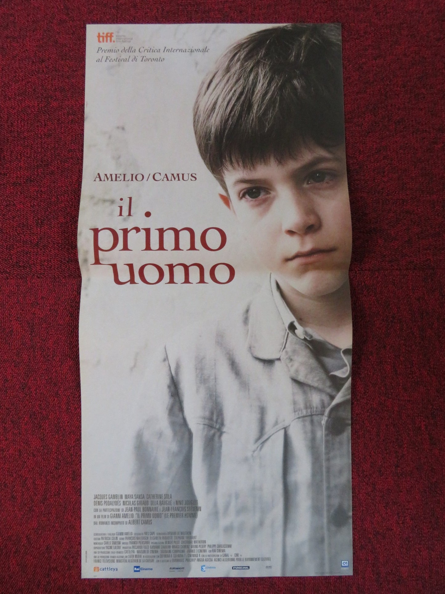 IL PRIMO UOMO ITALIAN LOCANDINA POSTER MICHEL CREMADES JACQUES GAMBLIN 2011