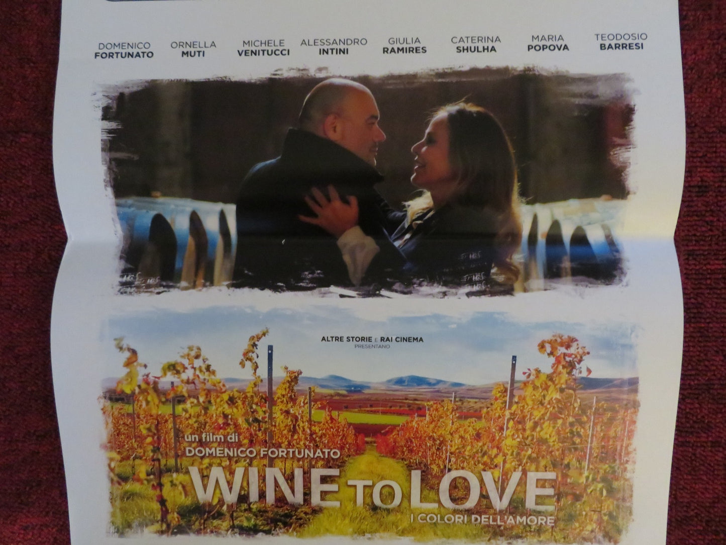 WINE TO LOVE ITALIAN LOCANDINA POSTER JANE ALEXANDER TEODOSIO BARRESI 2018