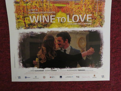 WINE TO LOVE ITALIAN LOCANDINA POSTER JANE ALEXANDER TEODOSIO BARRESI 2018