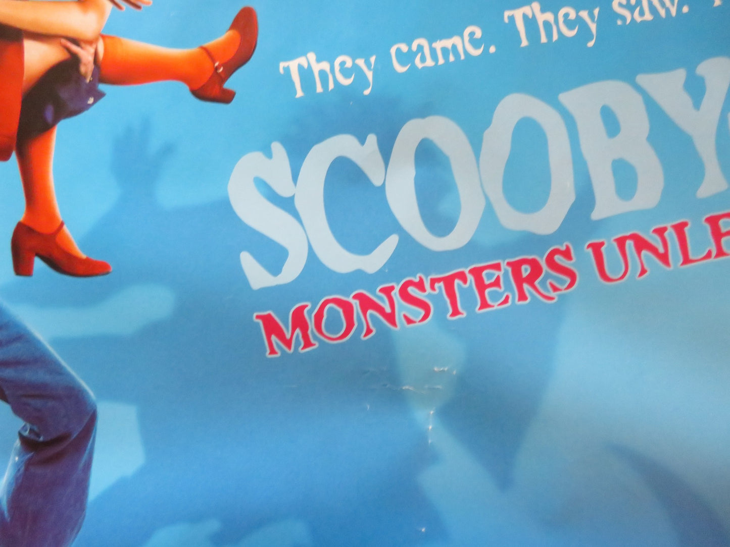 SCOOBY-DOO 2: MONSTERS UNLEASHED UK QUAD (30"x 40") ROLLED POSTER 2004