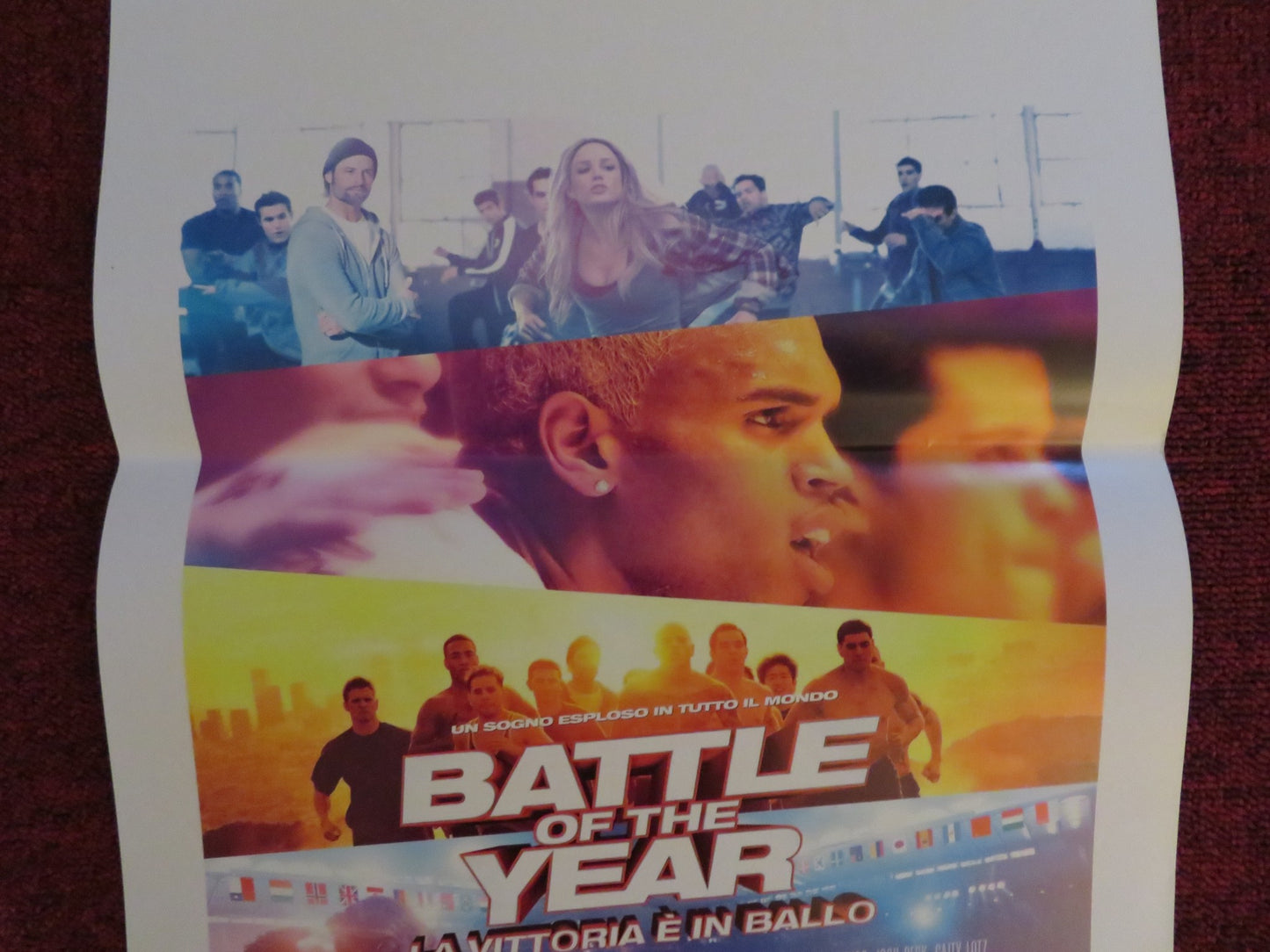 BATTLE OF THE YEAR ITALIAN LOCANDINA POSTER JOSH HOLLOWAY LAZ ALONSO 2013