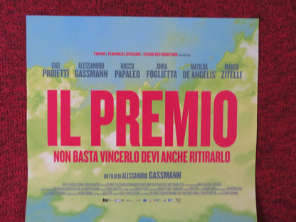 IL PREMIO ITALIAN LOCANDINA POSTER ALESSANDRO GASSMANN GIGI PROIETTI 2017