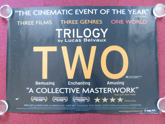 TWO UK QUAD (30"x 40") ROLLED POSTER ORNELLA MUTI FRANCOIS MOREL 2002