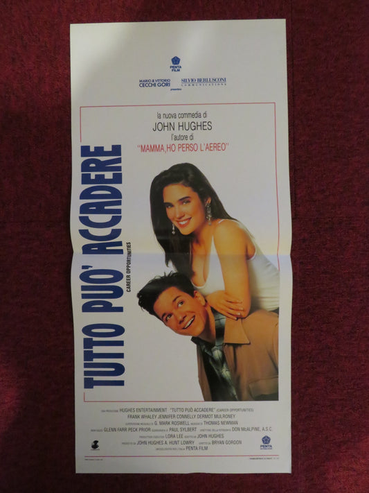 CAREER OPPORTUNITIES ITALIAN LOCANDINA POSTER JENNIFER CONNELLY F. WHALEY 1991