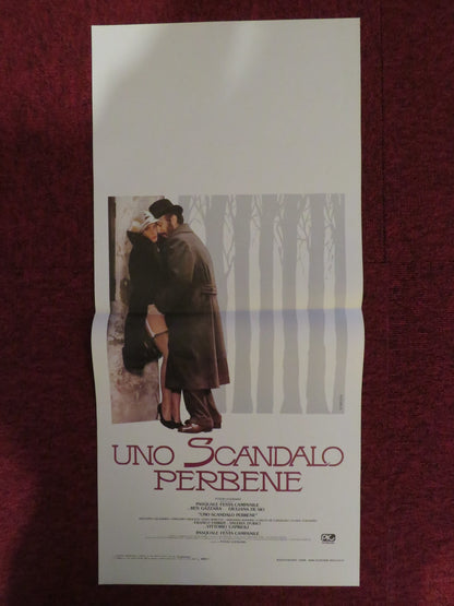 UNO SCANDALO PERBENE ITALIAN LOCANDINA POSTER BEN GAZZARA GIULIANA DE SIO 1984