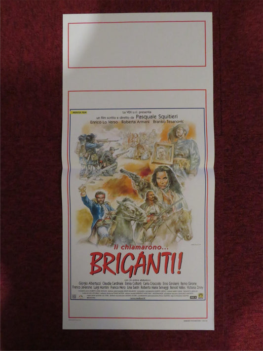 BRIGANDS ITALIAN LOCANDINA POSTER ENRICO LO VERSO ROBERTA ARMANI 1999